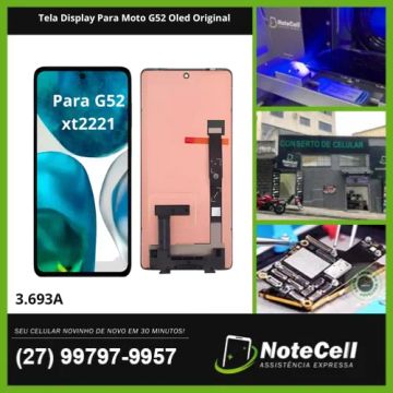 Tela Display Para Moto G52 Oled Original - Instalação Expressa Em 30 Minutos!