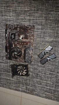 PEÇAS DE COMPUTADOR - Z390-A PRO + I5 9400F , GTX 1650 , 16GB RAM 3200MHZ