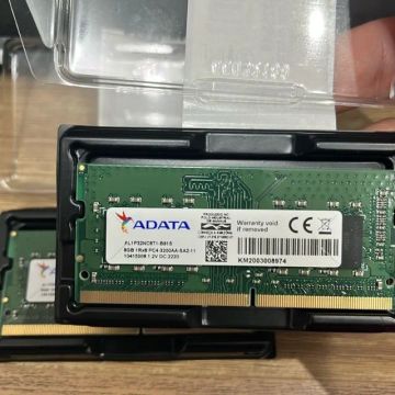2X Memória Adata 8GB  (2x8 = 16GB) 3200Mhz ddr4 so-dimm Notebook PC4-3200AA-SA2-11