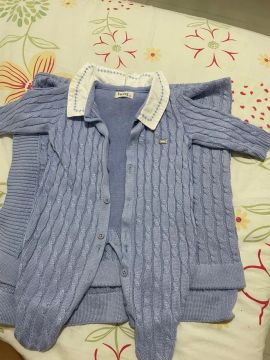 Conjunto de Cardigã e Body para Bebê - Hug