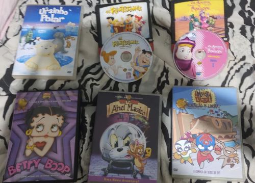 Lote de DVDs de Desenhos Animados infantis 12