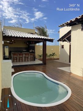 Casa Mobiliada Com Piscina Em Luis Correia . 1QRLH3D