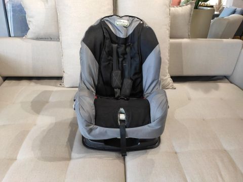 Cadeirinha de Bebê - Marca Burigotto- Cinza e Preto
