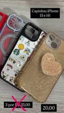 Capinhas iPhone 13 e 14 