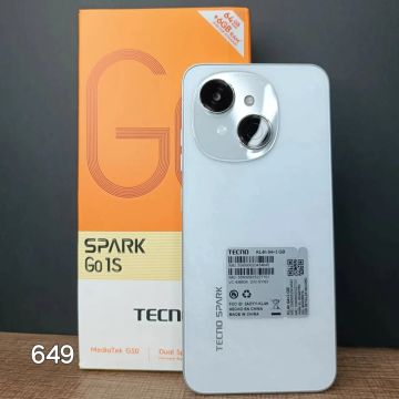 Smartphone Tecno Spark Go 1S 64GB + 6GB RAM branco novo
