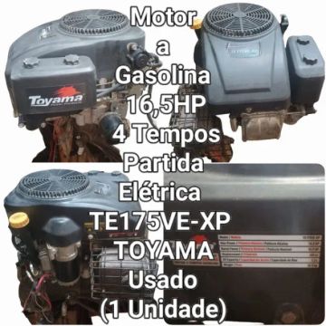 1 Motor Cortad. de Grama à Gasolina Toyama TE175VE-XP Usado