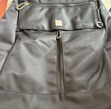 Mochila Média Nylon Unclek Preta Modelo Buk 124