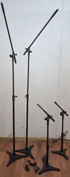Pedestais de Microfones profissionais pé de chumbo, Baixei!!!