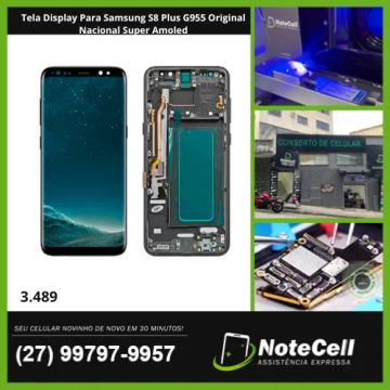 Tela Display Para Samsung S8 Plus Orig Nacional Super Amoled- Instalação Expressa 30min!