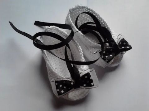 Sapatinho de croche