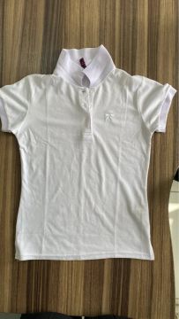 Camiseta Polo Branca - Tamanho P