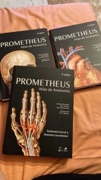 Livros de anatomia humana Prometheus Atlas de anatomia 