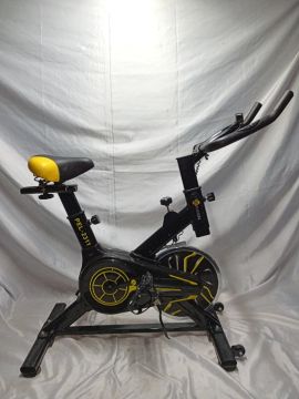 Bike Spinning Racing Preto e Amarelo