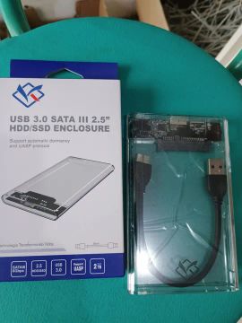 Gabinete Externo USB 3.0 SATA III 2.5'' para HD/SSD