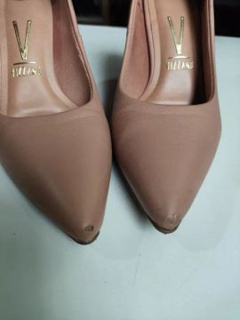 Sapato Scarpin Vizzano Pelica Nude Feminino Bege