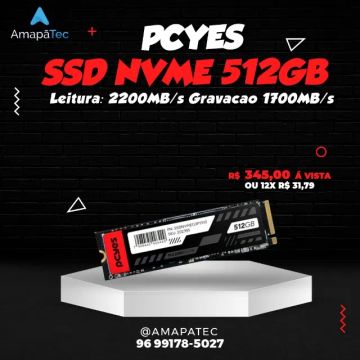 Ssd Nmve 512GB Pcyes