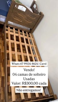 Vendo camas de solteiro