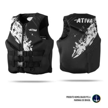 Colete Salva Vidas Esportivo Homologado Ativa M - 35 A 55kg