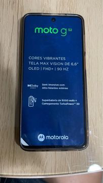 Moto g52 na caixa