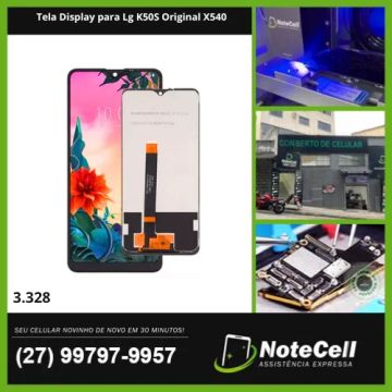 Tela Display Para Lg K50S Original X540 Preto 3.328 - Instalação Expressa Em 30 Minutos!