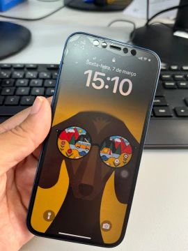 iPhone 12 128Gb, com capa protetora e película de vidro temperado