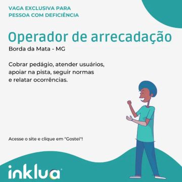 Operador de arrecadações PCD 