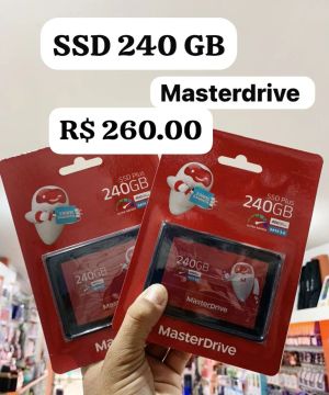 SSD 240GB Masterdrive - Novo