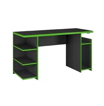Mesa de Escritório Gamer com Prateleiras