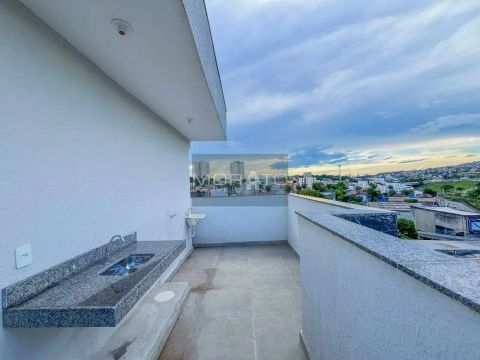 Cobertura à venda, 3 quartos, 1 suíte, 2 vagas, Vila Cloris - Belo Horizonte/MG