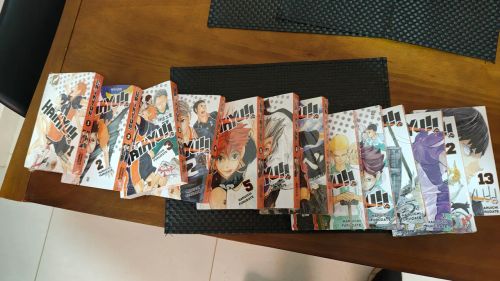 Mangá Haikyuu!! Volumes 1 a 13 lacrados nunca lido
