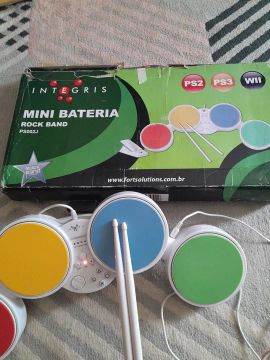 Mini bateria Rock Band PS2/PS3/Wii - Integris
