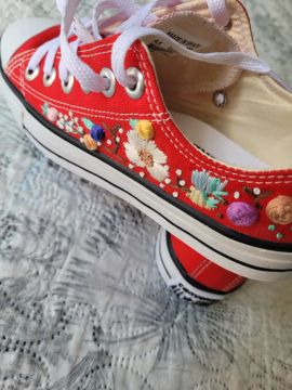 All Star Bordado a mão  Novo
