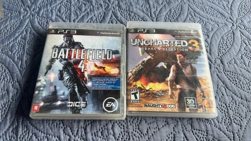 Battlefield 4 e Uncharted 3 - PS3