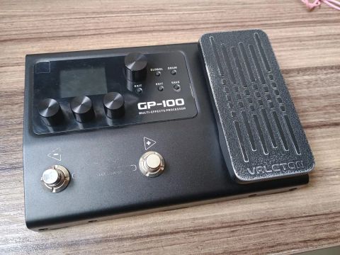 Valeton GP-100 pedaleira, pedais, Guitarra, Baixo, Violão