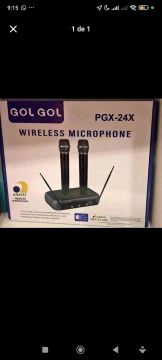 Microfone Sem Fio GOL GOL PGX-24X