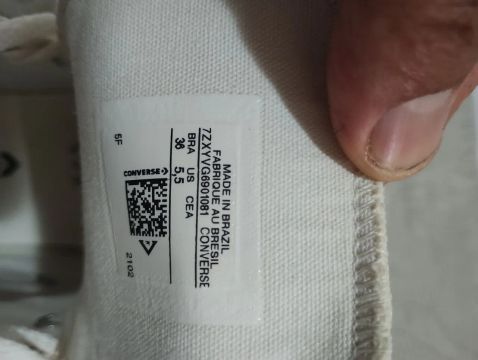 Tênis Converse All Star Branco - Tamanho 36
