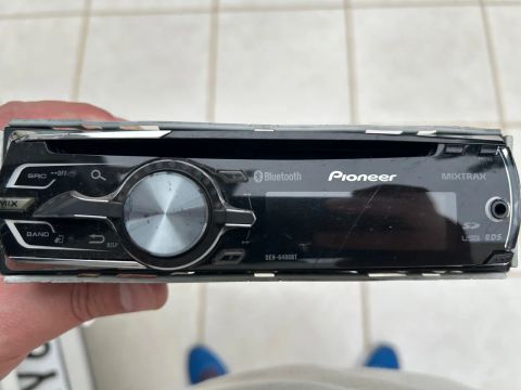 Som Auto Pioneer DEH-6480BT Bluetooth USB