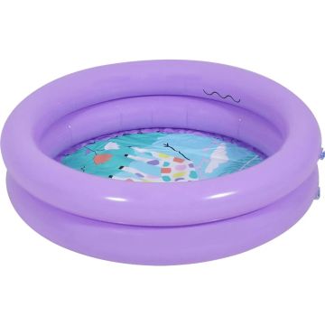 Piscina Inflável Infantil Kiddie 2 Anéis 21 litros Bel Novas (PRONTA ENTREGA)