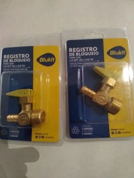 Registro bloqueio de gás 