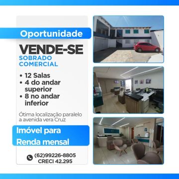 Imóvel para venda tem 473 metros quadrados com 12 salas para loc em Jardim Guanabara - Goi