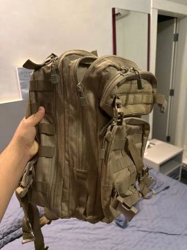 Mochila Tática Militar Bege, original da invictus 