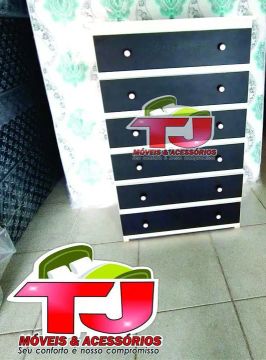 Cômoda com 6 Gavetas em MDF 