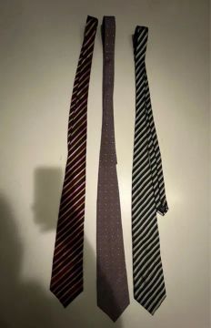 Conjunto 3 gravatas 