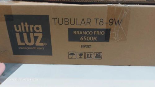 Caixa de lâmpada 9w tubular 25 unidades 