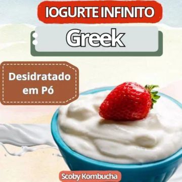 Iogurte grego desidratado em pó - sabor incrivel!