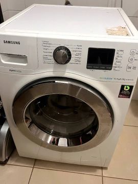 máquina de lavar samsung digital inverter branca 10kg