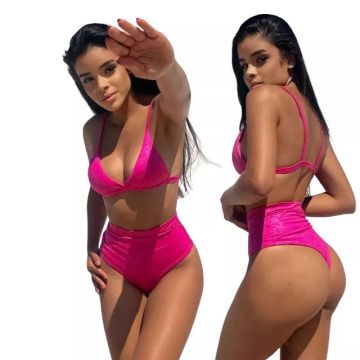 Biquini Hot Pants Oncinha Efeito Lipo