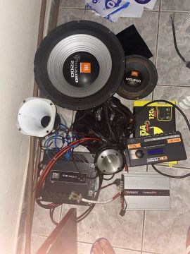 Som Auto Completo - JBL 2200 - 120A - Taramps