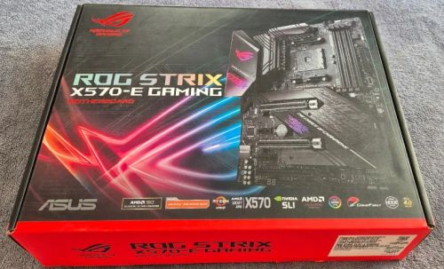 Asus Rog Rog Strix X570-e Gaming Am4 , Box, Completa!