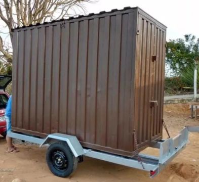 Container deposito de obra 2.00x1.50 standart com tetra chaves super seguro